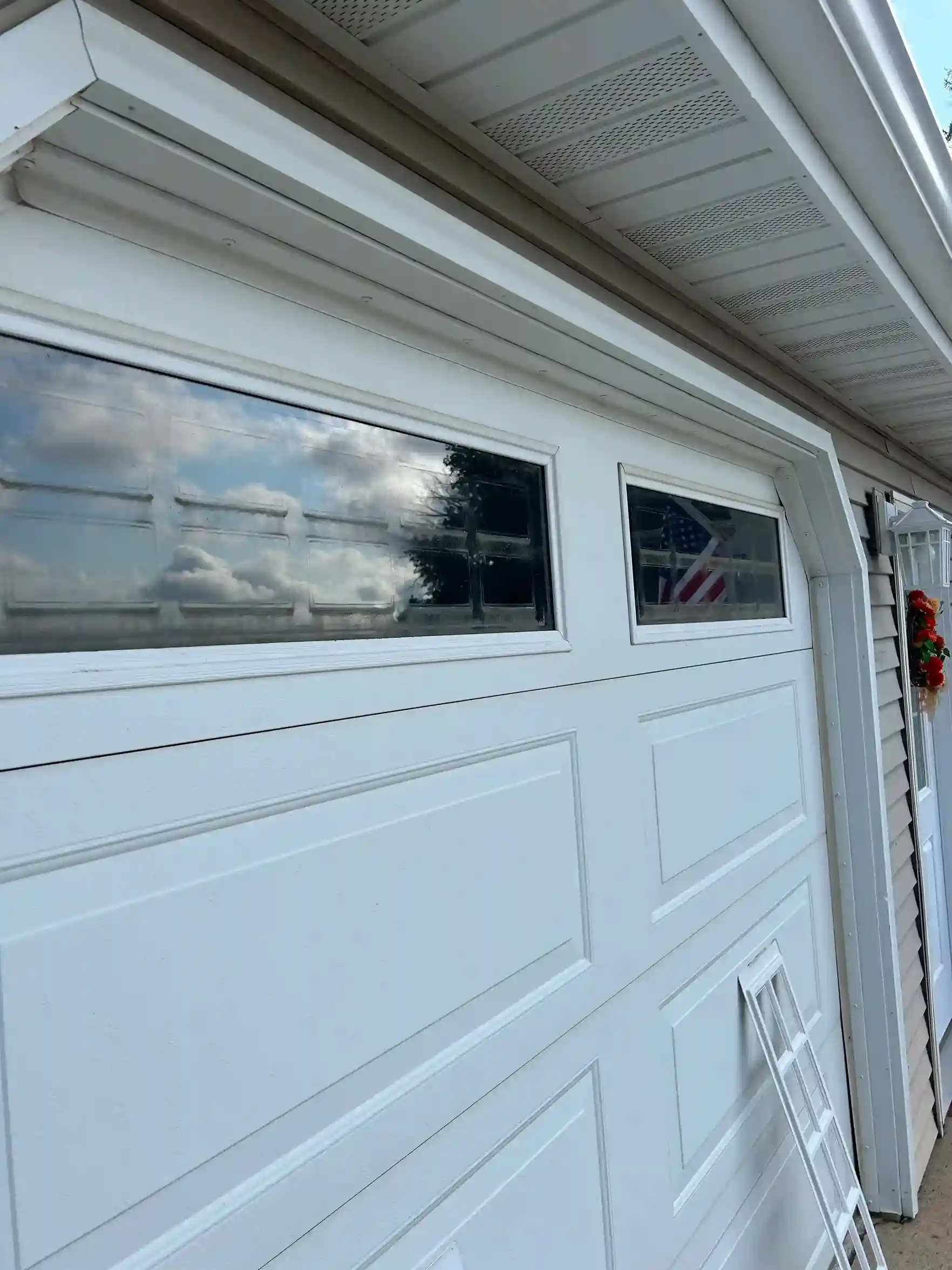 Spotless clean residential window panes letting natural daylight into home
